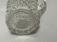 American blown flint glass milk pitcher c1850