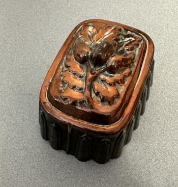Image of Antique copper top jelly mold