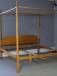 Eldred Wheeler king size tiger maple four poster bed