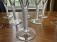 Twist stem white wine glasses set of 8