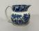 Staffordshire blue and white jug