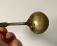 Early 19thc iron and brass ladle hand wrought