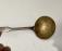Early 19thc iron and brass ladle