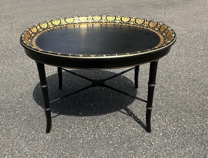 English tray top coffee table c1880