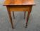 Country Sheraton work stand in maple and tiger maple c1830