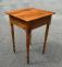 Country Sheraton work stand in maple and tiger maple c1830