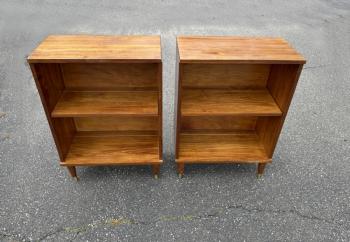 Image of Mid Century Modern pair of bookcases c1960