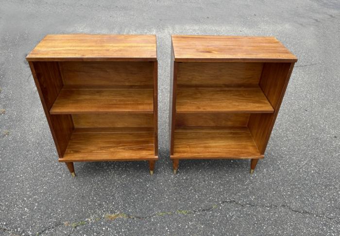 Mid Century Modern pair of bookcases c1960