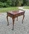 Georgian period mahogany tea table with drawer and slides