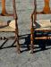 Assembled  pair of Period American Queen Anne arm chairs c1740