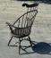 Ashlen Windsor armchair in crackle black