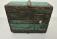 19thc primitive work box with iron handle