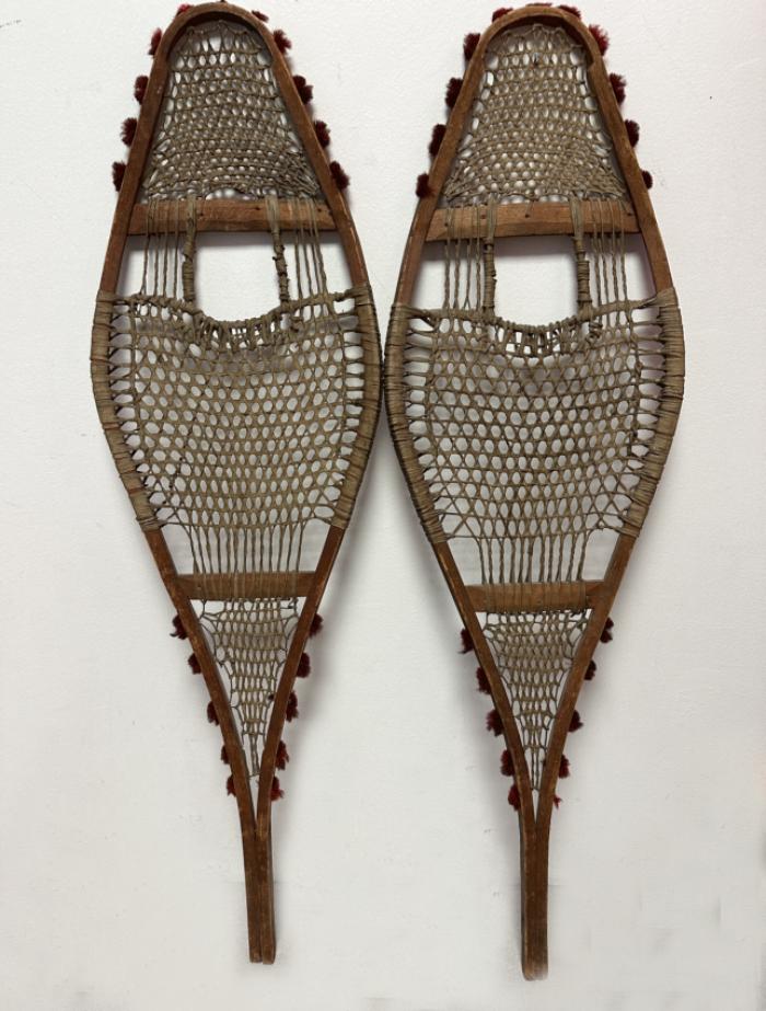 Original Maliseet Indian snow shoes