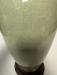 Chinese 19c celadon porcelain vase mounted as lamp