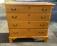 Hand crafted four drawer country Chippendale style by Jeffry C Bickford 1993