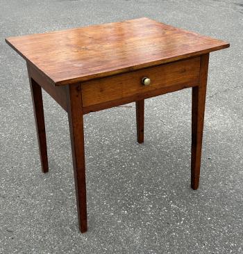 Image of Early New England one drawer stand c1825