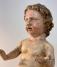 Italian 18thc carved wood putto in original paint