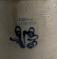 Stoneware crock stamped B J Curran Waterbury CT