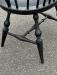 D R Dimes tall sack back Windsor chair in crackle black