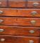 Federal period tall chest with oval inlay dated 1809