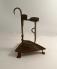 Early American iron candle spring stand
