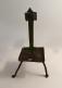Early America  iron and tin candle spring stand