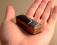 Antique brass and agate snuff box 18th to early 19th century
