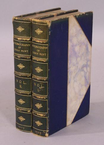 Image of Autobiography of Leigh Hunt 2 volumes 1903