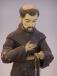 Mexican carved  painted figure of Saint Francis