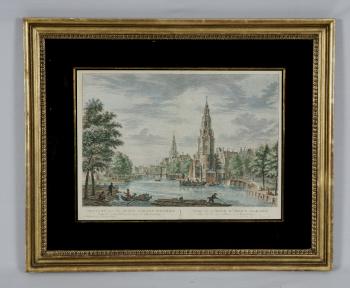 Image of P Fouquet Junior print of Amsterdam Netherlands c1780