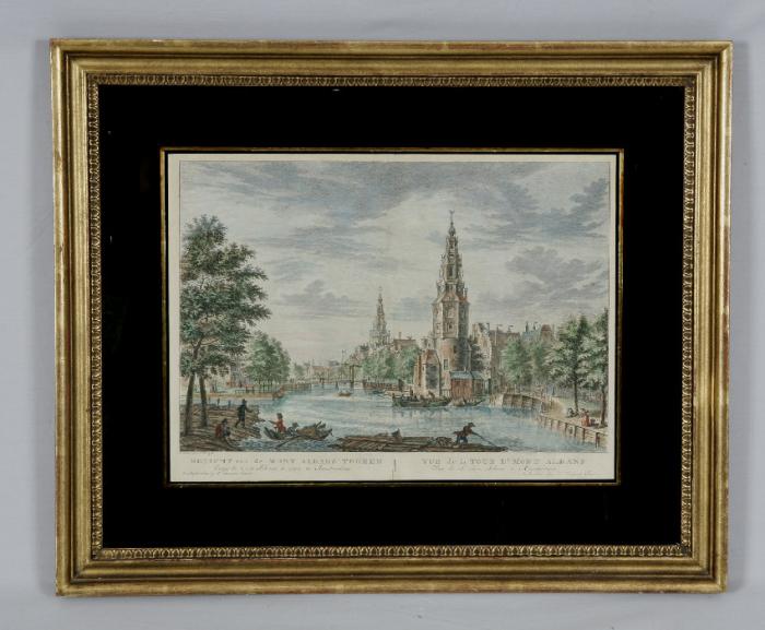 P Fouquet Junior print of Amsterdam Netherlands c1780