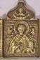 Antique Russian brass icon