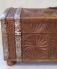 Early European carved oak document box c1720