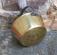 Heavy brass bucket or pail c1800