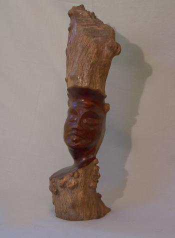 Image of Vintage Hawaiian root sculpture hand carved