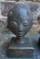 Pair of African pottery heads