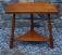 Vintage New England rock maple half table c1940